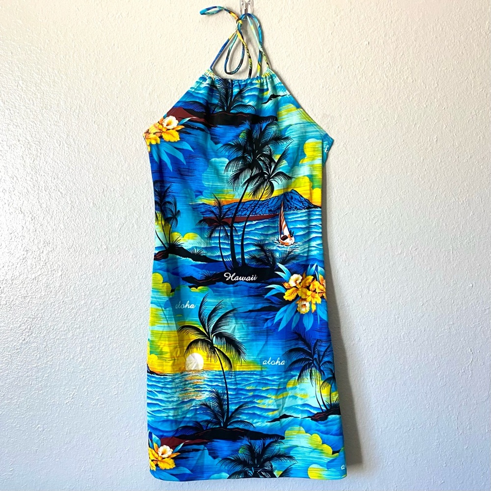 Royal Creations Hawaiian halter dress